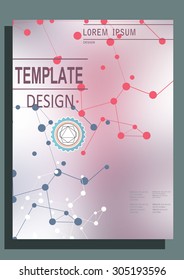 Blurred colored banner for web design. Vector illustration