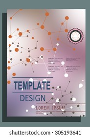 Blurred colored banner for web design. Vector illustration