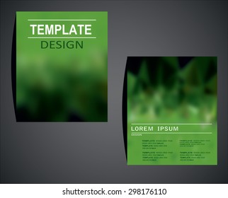 Blurred colored banners for web design. Vector illustration