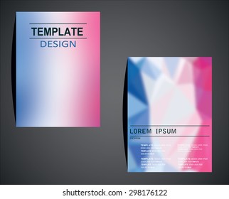Blurred colored banners for web design. Vector illustration