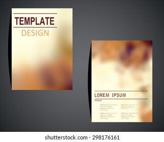 Blurred colored banners for web design. Vector illustration