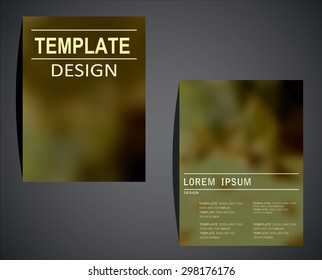 Blurred colored banners for web design. Vector illustration