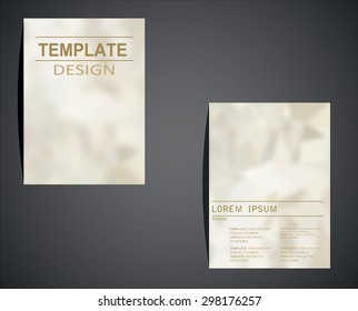 Blurred colored banners for web design. Vector illustration