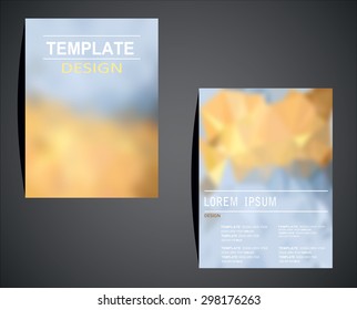Blurred colored banners for web design. Vector illustration