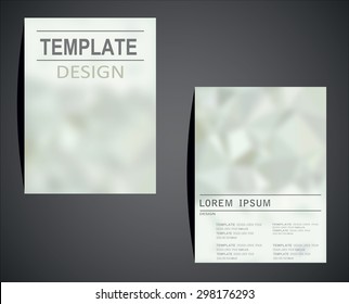 Blurred colored banners for web design. Vector illustration