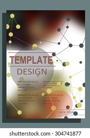 Blurred colored banners for web design. Vector illustration