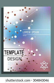 Blurred colored banners for web design. Vector illustration
