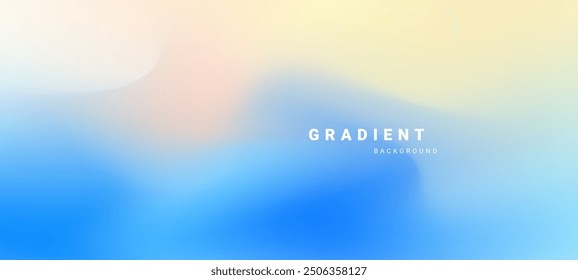 Blurred colored gradient background for presentation, banner,backdrop. Vector illustration. 