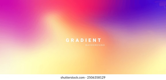 Blurred colored gradient background for presentation, banner,backdrop. Vector illustration. 