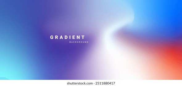 Blurred colored gradient background for presentation, banner,backdrop. Vector illustration.