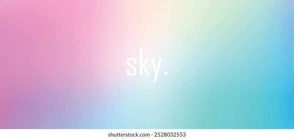 Blurred colored gradient background for presentation, banner, and backdrop designs. Vector illustration for templates and digital graphics.