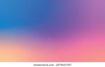 Blurred colorful background design, Gradient minimalist background.