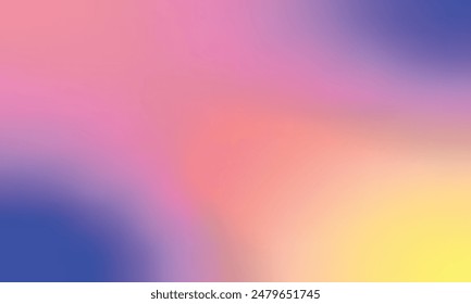 Blurred colorful background design, Gradient minimalist background.