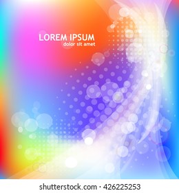Blurred colorful background. Vector