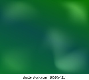 Blurred colorful green gradient Multi-colored fluid background. Web and Mobile Applications, social media, modern decoration, Vector illustration 