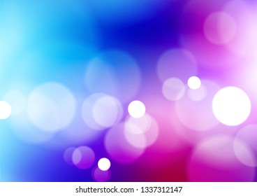 Blurred colors background with bokeh light. Vector Eps10
