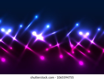 Blurred dark background with bright highlights. Vector, eps 10. 