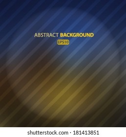 Blurred dark blue striped background.  Vector EPS 10 illustration.