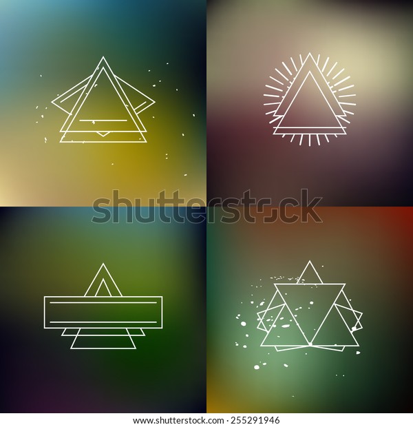 Blurred Dark Green Nature Colors Background Stock Vector Royalty Free