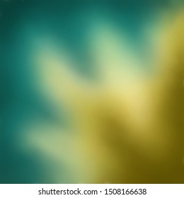 Blurred dark turquoise background with tan splash of sand. Great as a background for a poster, web pages, gift wrapping design, any printed materials, advertising, or other design. 