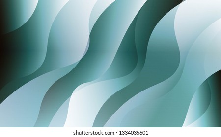 Blurred Decorative Design In Abstract Style With Wave, Curve Lines. For Design, Presentation, Business. Vector Illustration