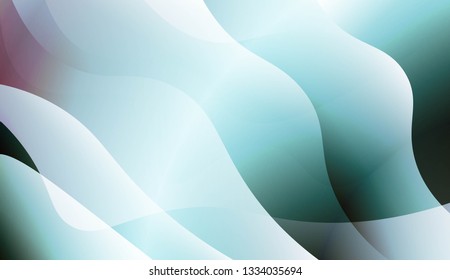 Blurred Decorative Design In Abstract Style With Wave, Curve Lines. For Design, Presentation, Business. Vector Illustration