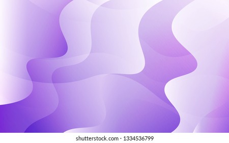 Blurred Decorative Design In Abstract Style With Wave, Curve Lines. For Futuristic Ad, Booklets. Vector Illustration.