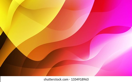 Blurred Decorative Design In Abstract Style With Wave, Curve Lines. For Design Flyer, Banner, Landing Page. Vector Illustration.