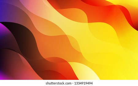 Blurred Decorative Design In Abstract Style With Wave, Curve Lines. For Design Flyer, Banner, Landing Page. Vector Illustration.