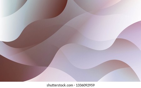 Blurred Decorative Design In Abstract Style With Wave, Curve Lines. For Design, Presentation, Business. Vector Illustration