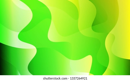 Blurred Decorative Design In Abstract Style With Wave, Curve Lines. For Design Flyer, Banner, Landing Page. Vector Illustration.