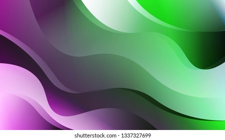 Blurred Decorative Design In Abstract Style With Wave, Curve Lines. For Design Flyer, Banner, Landing Page. Vector Illustration.