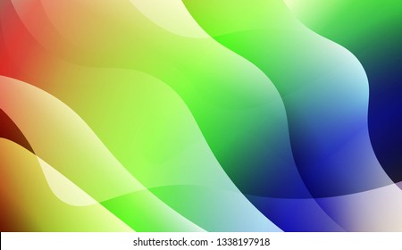 Blurred Decorative Design In Abstract Style With Wave, Curve Lines. For Design, Presentation, Business. Vector Illustration