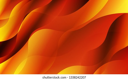 Blurred Decorative Design In Abstract Style With Wave, Curve Lines. For Your Design Ad, Banner, Cover Page. Vector Illustration with Color Gradient.