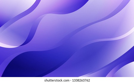 Blurred Decorative Design In Abstract Style With Wave, Curve Lines. For Futuristic Ad, Booklets. Vector Illustration.