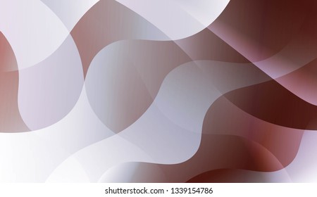 Blurred Decorative Design In Abstract Style With Wave, Curve Lines. For Futuristic Ad, Booklets. Vector Illustration.