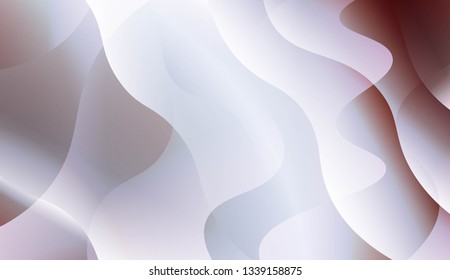 Blurred Decorative Design In Abstract Style With Wave, Curve Lines. For Futuristic Ad, Booklets. Vector Illustration.