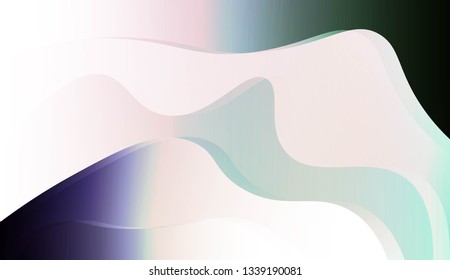 Blurred Decorative Design In Abstract Style With Wave, Curve Lines. For Design Flyer, Banner, Landing Page. Vector Illustration.