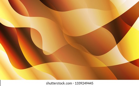 Blurred Decorative Design In Abstract Style With Wave, Curve Lines. For Your Design Ad, Banner, Cover Page. Vector Illustration with Color Gradient.