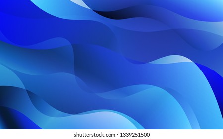 Blurred Decorative Design In Abstract Style With Wave, Curve Lines. For Your Design Wallpaper, Presentation, Banner, Flyer, Cover Page, Landing Page. Vector Illustration with Color Gradient.