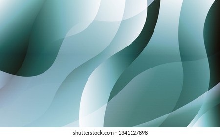 Blurred Decorative Design In Abstract Style With Wave, Curve Lines. For Design, Presentation, Business. Vector Illustration