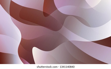 Blurred Decorative Design In Abstract Style With Wave, Curve Lines. For Design, Presentation, Business. Vector Illustration