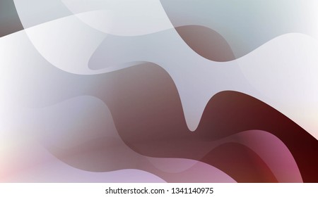 Blurred Decorative Design In Abstract Style With Wave, Curve Lines. For Futuristic Ad, Booklets. Vector Illustration.