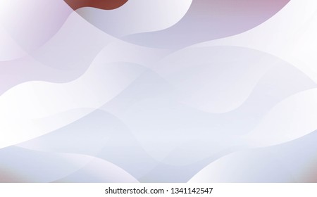 Blurred Decorative Design In Abstract Style With Wave, Curve Lines. For Futuristic Ad, Booklets. Vector Illustration.