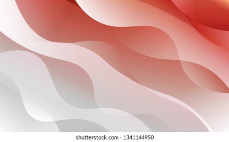 Blurred Decorative Design In Abstract Style With Wave, Curve Lines. For Futuristic Ad, Booklets. Vector Illustration.