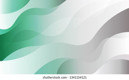 Blurred Decorative Design In Abstract Style With Wave, Curve Lines. For Futuristic Ad, Booklets. Vector Illustration.