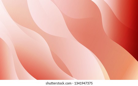 Blurred Decorative Design In Abstract Style With Wave, Curve Lines. For Design, Presentation, Business. Vector Illustration