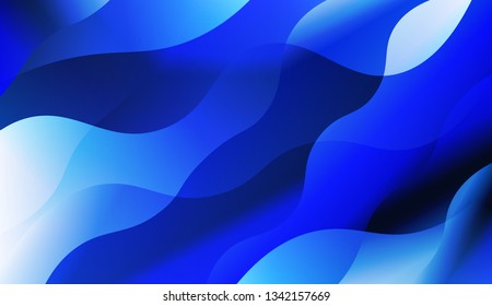 Blurred Decorative Design In Abstract Style With Wave, Curve Lines. For Your Design Wallpaper, Presentation, Banner, Flyer, Cover Page, Landing Page. Vector Illustration with Color Gradient.