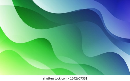 Blurred Decorative Design In Abstract Style With Wave, Curve Lines. For Design, Presentation, Business. Vector Illustration