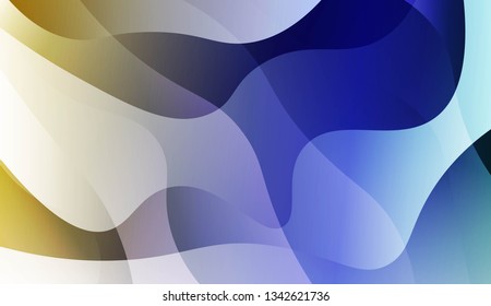 Blurred Decorative Design In Abstract Style With Wave, Curve Lines. For Design, Presentation, Business. Vector Illustration